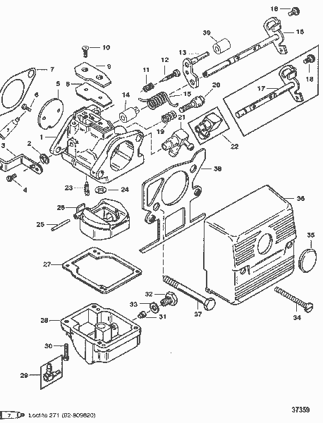 Order MERCURY 823799A44 Carburetor