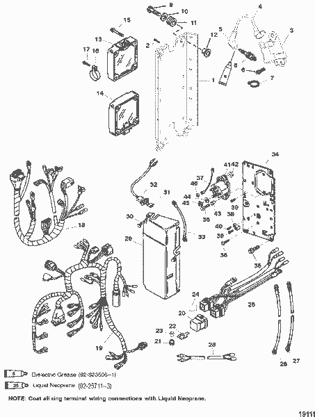 Order MERCURY 825763A 5 Harness Assembly (Efi)