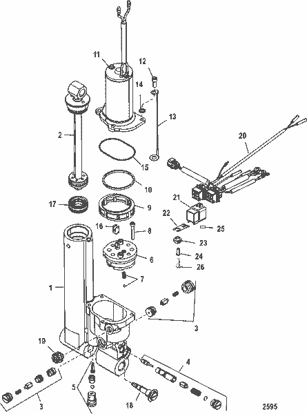 Order MERCURY 826802A14 Harness/Relay Assembly, Trim
