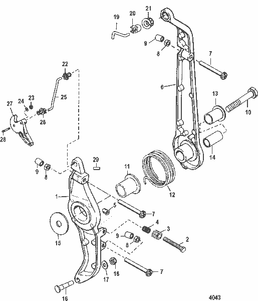 Order MERCURY 827009 Screw, (M5 X 40)