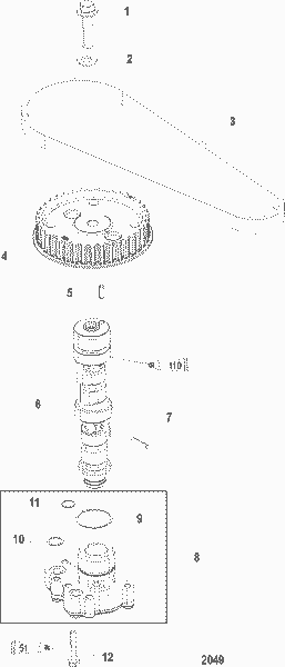 Order MERCURY 830275T 1 Camshaft