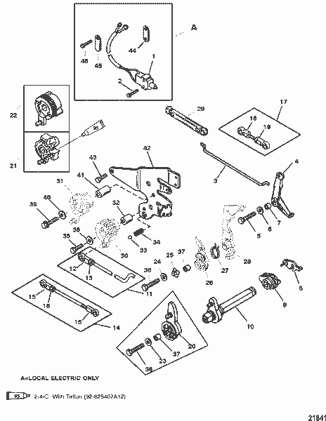 Order MERCURY 831978 1 Cam, Throttle