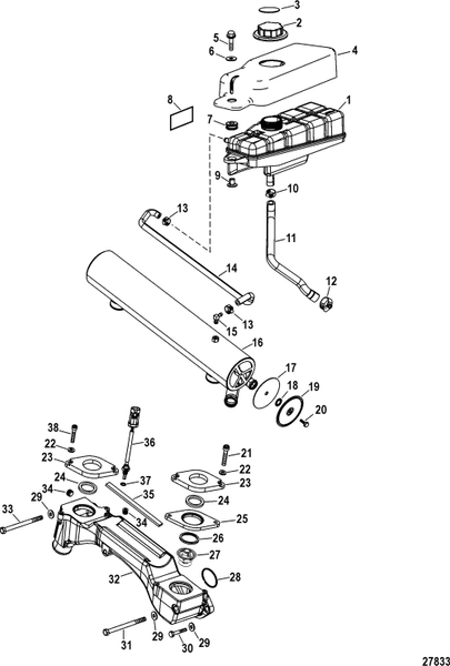 Order MERCURY _ 841221 _ Screw, (.312-18 X 1.00) Stainless Steel