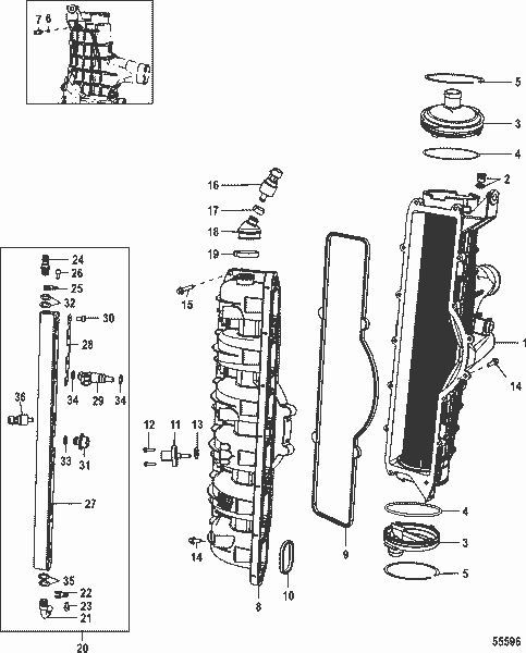 Order MERCURY 842915T01 Injector Assembly, Fuel