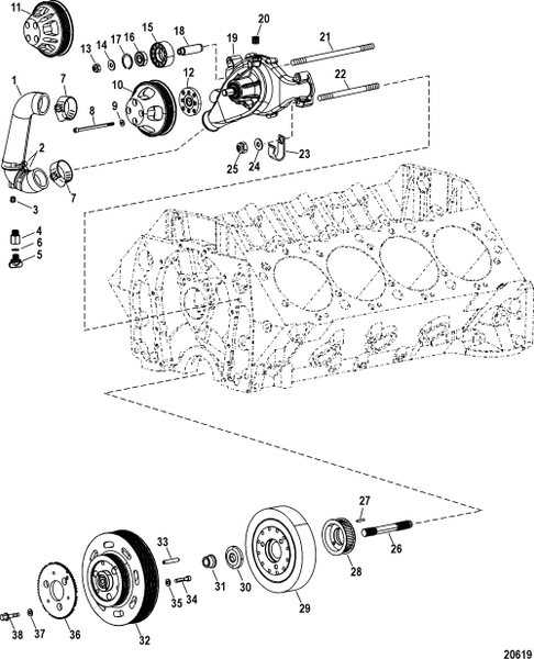 Order MERCURY _ 843847001 _ Pin, Idler