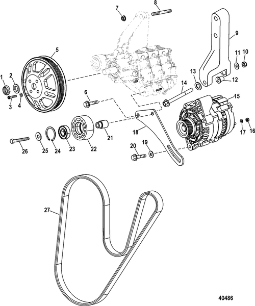 Order MERCURY _ 843848 _ Pin, Idler