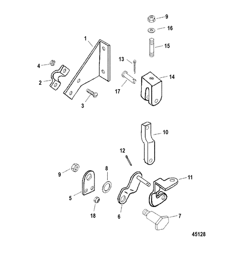 Order MERCURY _ 846332 _ Screw, (.250-28 X .840)