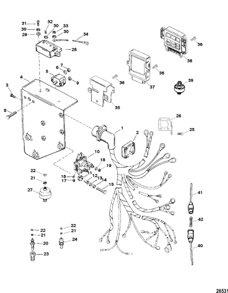 Order MERCURY _ 849142A1 _ Harness Assembly, Wiring