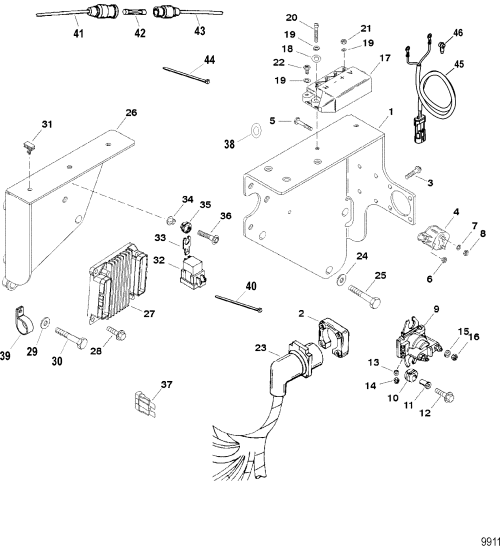 Order MERCURY _ 849909T1 _ Harness Assembly, Engine