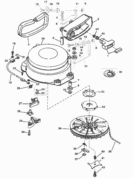 Order MERCURY 85174A 2 Handle Assembly