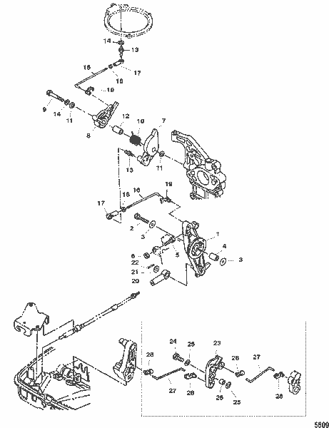 Order MERCURY 853750 1 Cam, Throttle