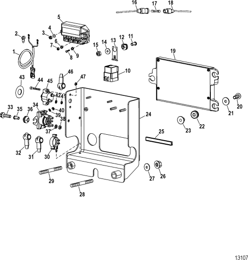 Order MERCURY _ 853947 _ Clip, Harness Support