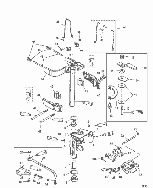 Order MERCURY 854819 Stud, (M10 X 1.5 X 97)