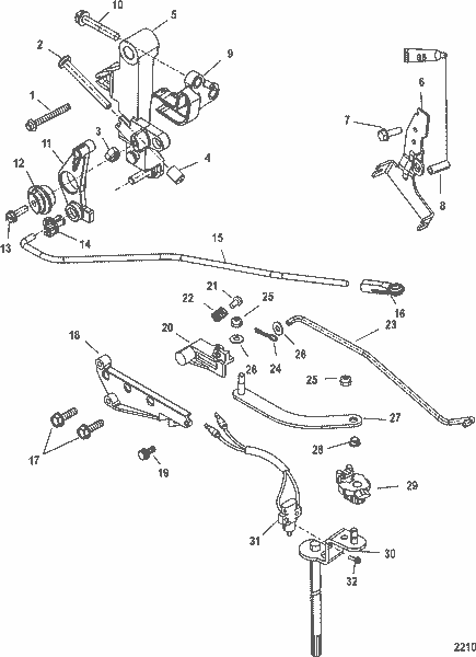 Order MERCURY 858248 Shift Link
