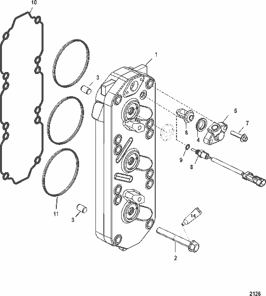 Order MERCURY 858406T05 Cylinder Head