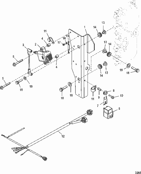 Order MERCURY 858414A 3 Cable Assembly