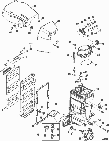 Order MERCURY 858541T 4 Adaptor Plate