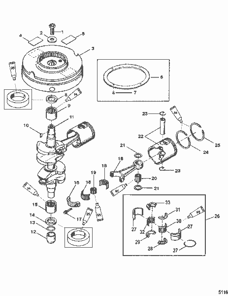 Order MERCURY 859232T13 Flywheel