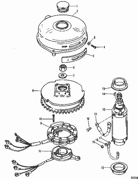 Order MERCURY 859234T30 Flywheel Assembly