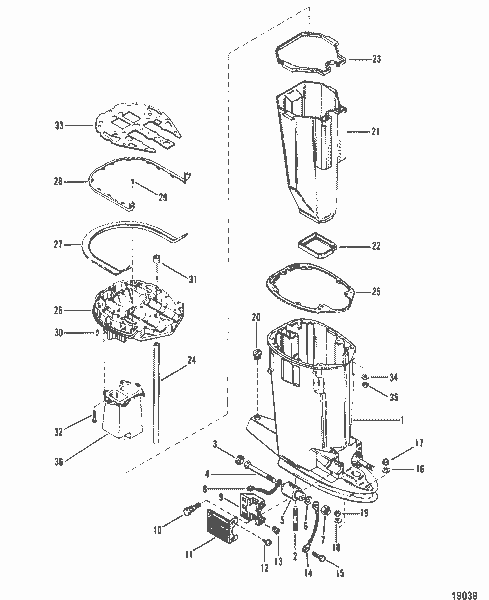 Order MERCURY 86027 Seal, Exhaust Tube - Upper