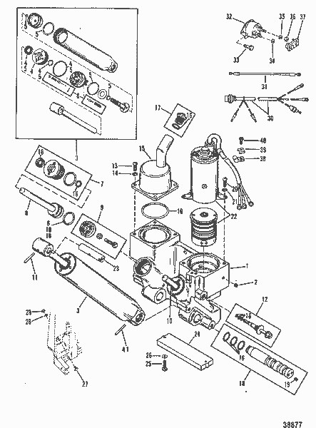 Order MERCURY 878267 Pin, Groove, Trim Cylinder (Lower)