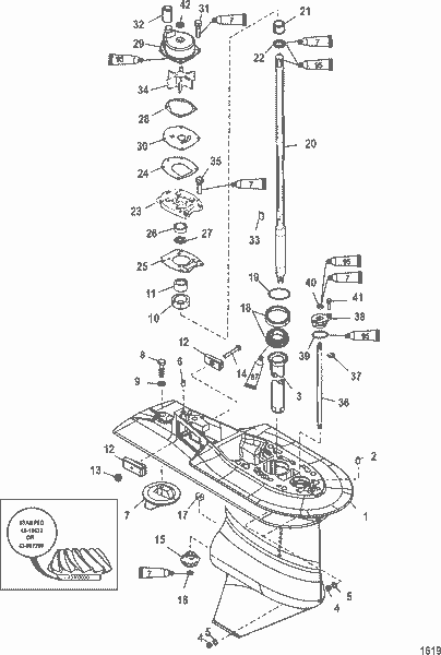Order MERCURY 878575T 1 Driveshaft Assembly