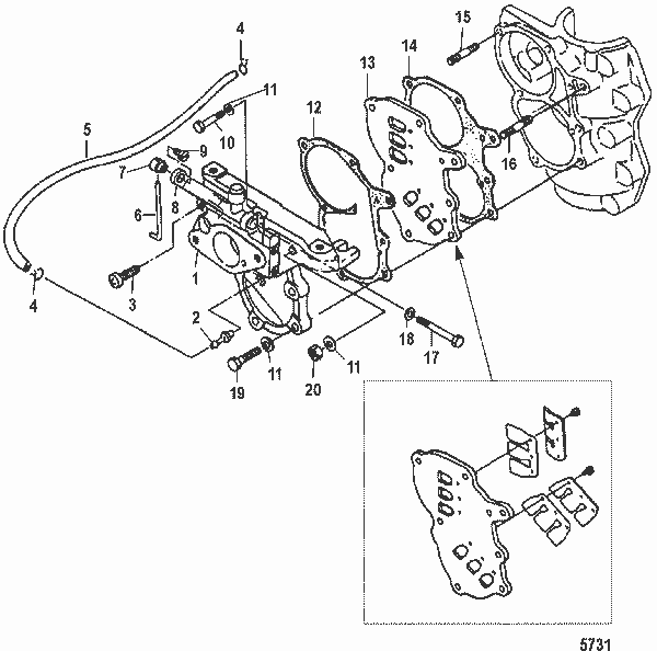 Order MERCURY 879148022 Arm, Throttle (With Roller)