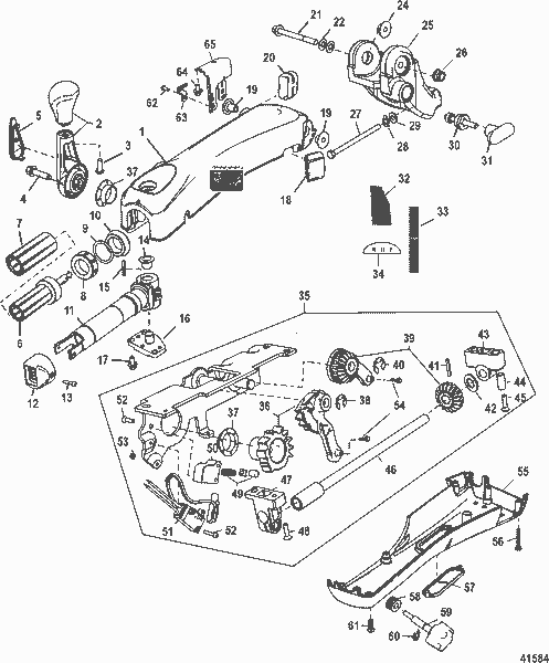 Order MERCURY 879347T07 Gear Plate Assembly