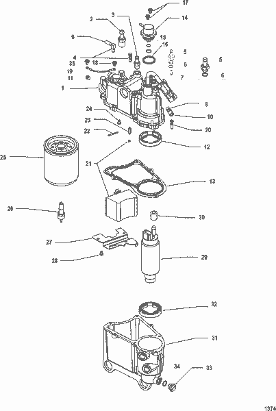 Order MERCURY 883256T 1 Bowl Kit