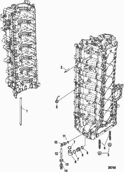 Order MERCURY 884268T02 Oil Spray Jet