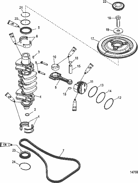 Order MERCURY 884441 Bolt