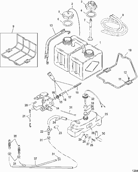Order MERCURY 884481A 1 Bracket Kit