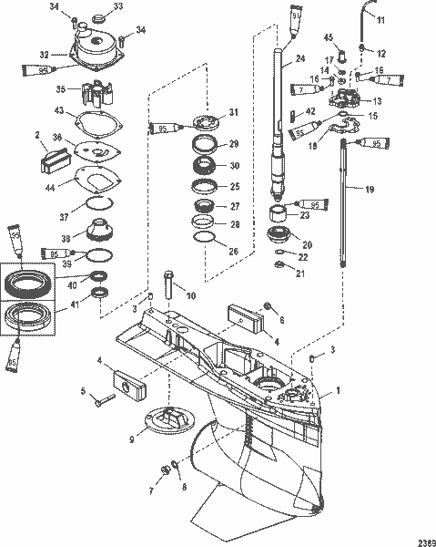 Order MERCURY 888574 Driveshaft