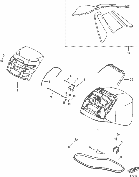 Order MERCURY 888956 Latch, Hand Lever