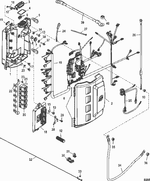 Order MERCURY 88924689T Pcm, Propulsion Control Module