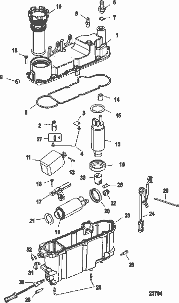 Order MERCURY 889324T03 Bowl Kit