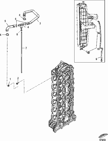 Order MERCURY 889593001 Hose