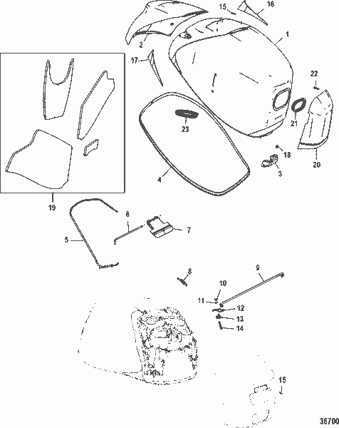 Order MERCURY 889824A02 Sound Blanket Kit