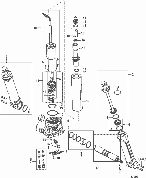 Order MERCURY 896161A02 Trim Motor Kit