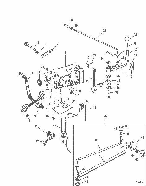 Order MERCURY 896640 Rod, Shift