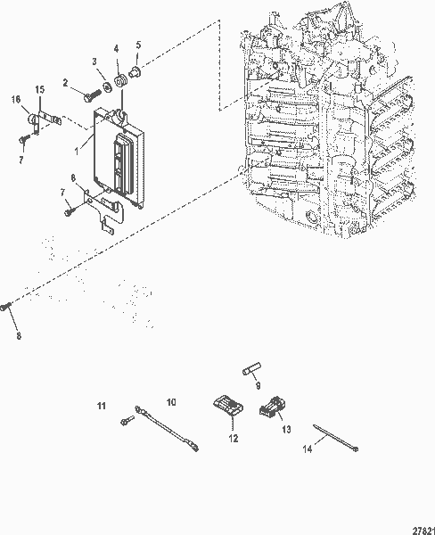 Order MERCURY 89790634T Pcm, Propulsion Control Module 225