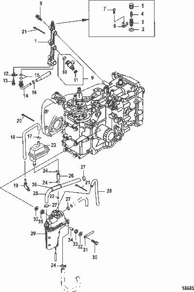 Order MERCURY 898101T75 Fuel Rail