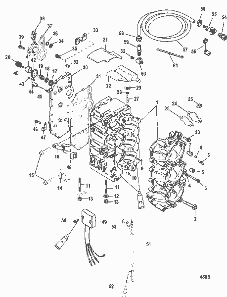 Order MERCURY 898208A01 Cylinder Block
