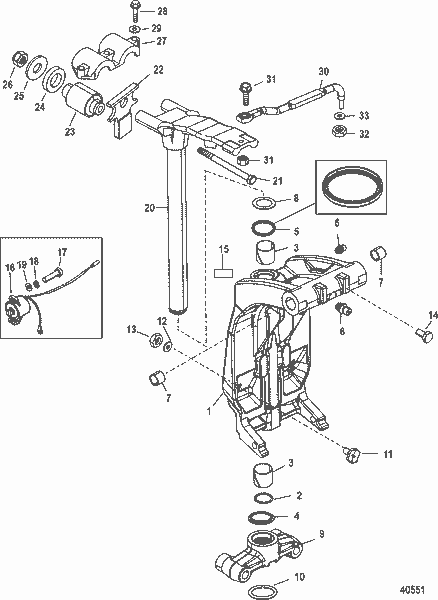 Order MERCURY 8M0006615 Bumper, Sound Shield