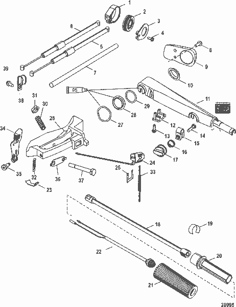 Order MERCURY 8M0021519 Shoulder Screw, (10 X 20)