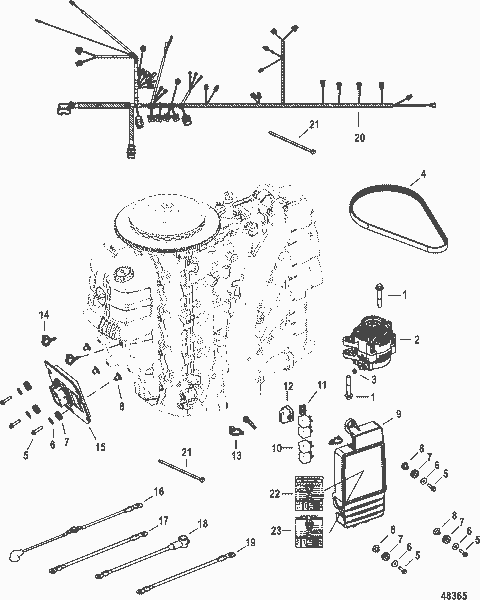 Order MERCURY 8M0033589 Cable Assy, Starter