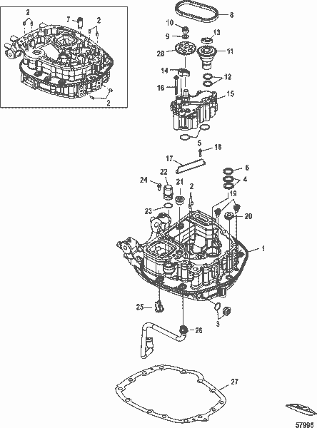 Order MERCURY 8M0034048 Valve Assembly, Oil Pump