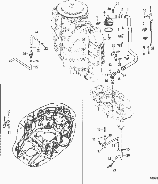 Order MERCURY 8M0035658 Fitting, 90Â° With Sealant