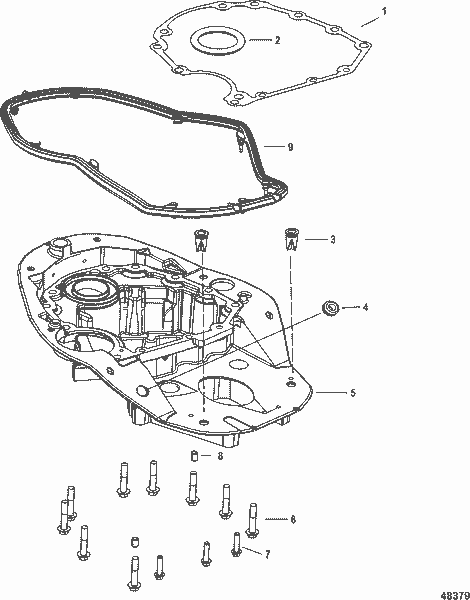 Order MERCURY 8M0044025 Seal, Adapter Plate