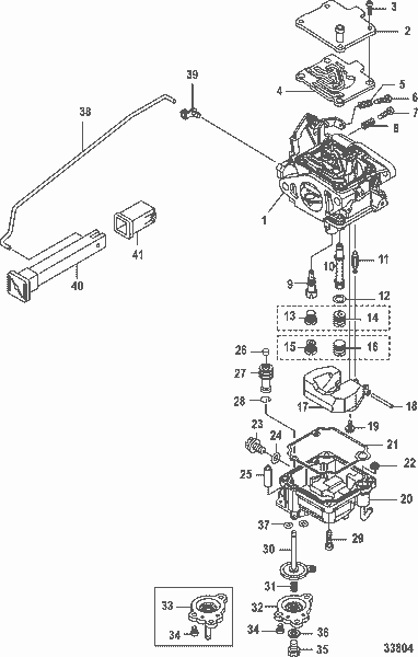Order MERCURY 8M0044577 Kit, Carb Repair